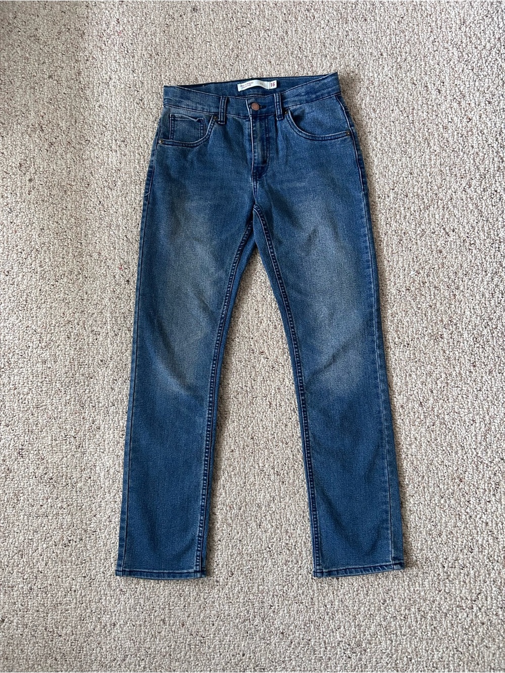Boys Levi’s Blue Slim Cut Jeans, 16 Regular